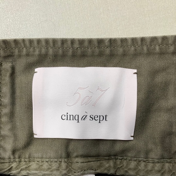 Cinq A Sept Serge Belted Wide Leg Cropped Pants - Picture 5 of 8